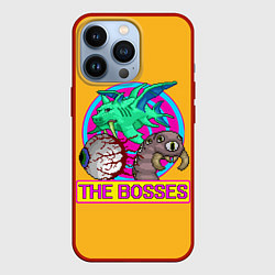 Чехол для iPhone 13 Pro The Bosses of Terraria, цвет: 3D-красный