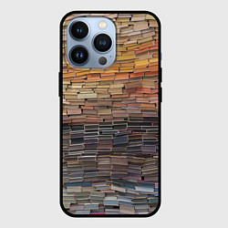 Чехол для iPhone 13 Pro Книжные кирпичики знаний, цвет: 3D-черный