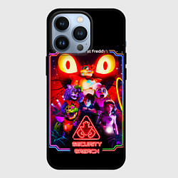 Чехол для iPhone 13 Pro Five nights at freddys security breach, цвет: 3D-черный