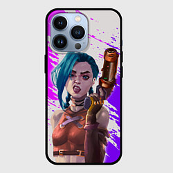 Чехол для iPhone 13 Pro ДЕРЗКАЯ ДЖИНКС Arcane League Of Legends, цвет: 3D-черный