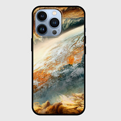 Чехол для iPhone 13 Pro Песчаный Космос, цвет: 3D-черный
