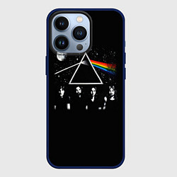 Чехол для iPhone 13 Pro PINK FLOYD LOGO ПИНК ФЛОЙД НЕБО, цвет: 3D-тёмно-синий