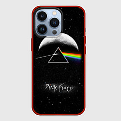 Чехол для iPhone 13 Pro PINK FLOYD LOGO ПИНК ФЛОЙД ЗВЕЗДЫ, цвет: 3D-красный