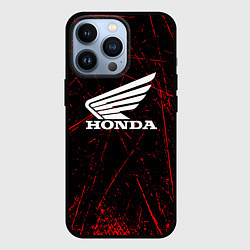 Чехол для iPhone 13 Pro Honda Красные линии, цвет: 3D-черный