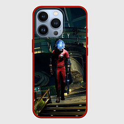 Чехол для iPhone 13 Pro PREY игровая локация, цвет: 3D-красный