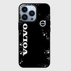 Чехол для iPhone 13 Pro Volvo капли и брызги красок, цвет: 3D-черный