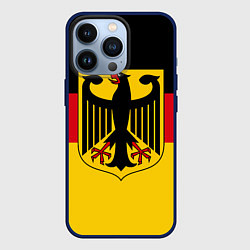 Чехол для iPhone 13 Pro Германия - Germany, цвет: 3D-тёмно-синий