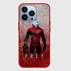 Чехол iPhone 13 Pro Prey Grey and blood