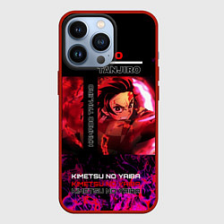 Чехол для iPhone 13 Pro Тандзиро Камадо в огне Komatsu, цвет: 3D-красный
