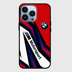 Чехол для iPhone 13 Pro БМВ МОТОСПОРТ BMW MOTOSPORT, цвет: 3D-черный