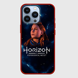 Чехол для iPhone 13 Pro Horizon Forbidden West - Молнии, цвет: 3D-красный