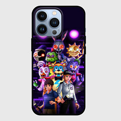 Чехол для iPhone 13 Pro Five Nights at Freddys: Security Breach персонажи, цвет: 3D-черный