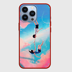 Чехол для iPhone 13 Pro Дитя погоды арт, цвет: 3D-красный