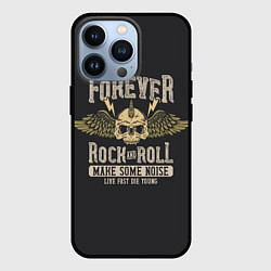 Чехол для iPhone 13 Pro FOREVER ROCK AND ROLL, цвет: 3D-черный