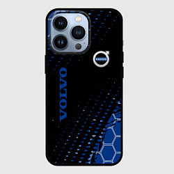 Чехол для iPhone 13 Pro Volvo - Вольво Sport соты, цвет: 3D-черный