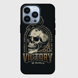 Чехол для iPhone 13 Pro Вальхалла Ворон, цвет: 3D-черный