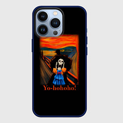 Чехол для iPhone 13 Pro Эдвард Мунк Крик Брука, цвет: 3D-тёмно-синий