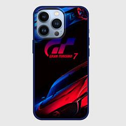 Чехол для iPhone 13 Pro Gran Turismo 7, цвет: 3D-тёмно-синий