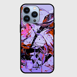 Чехол для iPhone 13 Pro Color abstraction Pattern Vanguard, цвет: 3D-черный