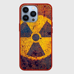 Чехол для iPhone 13 Pro Радиактивно!, цвет: 3D-красный