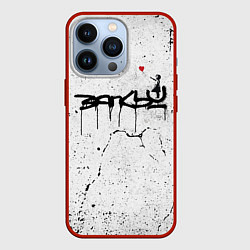 Чехол для iPhone 13 Pro BANKSY БЭНКСИ автограф девочка с шариком, цвет: 3D-красный