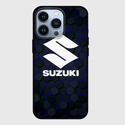 Чехол для iPhone 13 Pro SUZUKI 3D плиты, цвет: 3D-черный