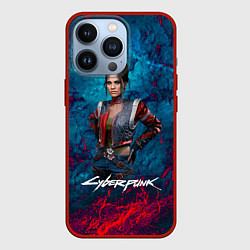 Чехол для iPhone 13 Pro Панам Cyberpunk2077, цвет: 3D-красный