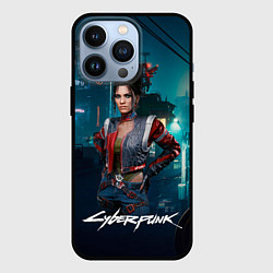 Чехол для iPhone 13 Pro Panam cyberpunk 2077, цвет: 3D-черный