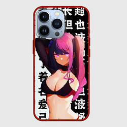 Чехол для iPhone 13 Pro Баал в купальнике Шогун Райден Геншин Импакт, цвет: 3D-красный