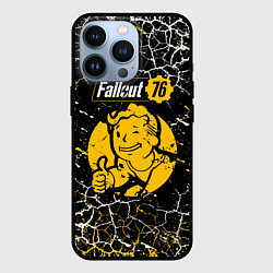 Чехол для iPhone 13 Pro Fallout 76 bethesda, цвет: 3D-черный