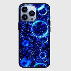 Чехол для iPhone 13 Pro Пузыри воздуха в воде Pattern, цвет: 3D-черный