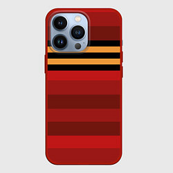 Чехол для iPhone 13 Pro VICTORY COLORS, цвет: 3D-красный