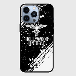 Чехол для iPhone 13 Pro Hollywood undead, цвет: 3D-черный