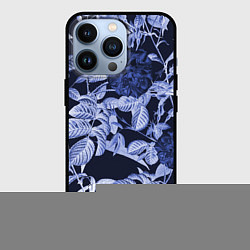 Чехол для iPhone 13 Pro Цветы Темные Розы, цвет: 3D-черный