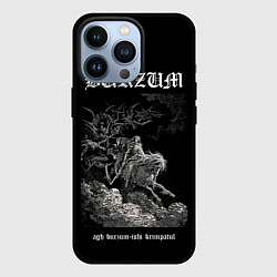 Чехол для iPhone 13 Pro Burzum ishi krimpatul, цвет: 3D-черный