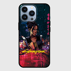 Чехол для iPhone 13 Pro Панам Cyberpunk2077, цвет: 3D-черный