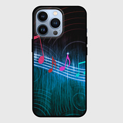 Чехол для iPhone 13 Pro Виниловый паттерн, цвет: 3D-черный