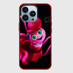 Чехол для iPhone 13 Pro POPPY PLAYTIME - Mommy long legs Мама длинные ноги, цвет: 3D-красный