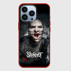 Чехол для iPhone 13 Pro Slipknot - The Gray Chapter - Corey Taylor, цвет: 3D-красный