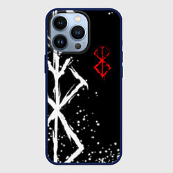 Чехол для iPhone 13 Pro БЕРСЕРК - КЛЕЙМО ЖЕРТВЫ, цвет: 3D-тёмно-синий