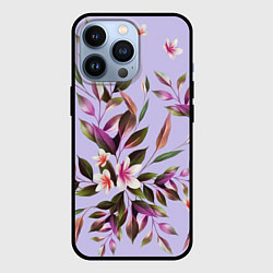 Чехол для iPhone 13 Pro Цветы Вересковый Сад, цвет: 3D-черный