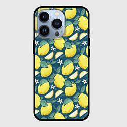 Чехол для iPhone 13 Pro Cute lemon pattern, цвет: 3D-черный