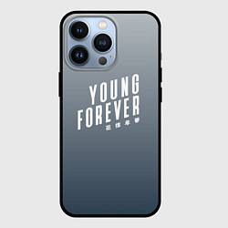 Чехол для iPhone 13 Pro Навечно молодой Young forever, цвет: 3D-черный