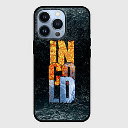 Чехол для iPhone 13 Pro IN COLD логотип на темном фоне, цвет: 3D-черный