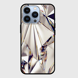 Чехол для iPhone 13 Pro 3D бриллианты, цвет: 3D-черный