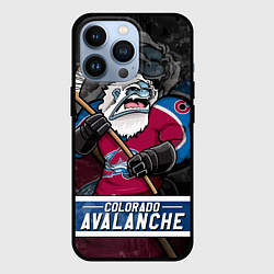 Чехол для iPhone 13 Pro Colorado Avalanche Колорадо Эвеланш Маскот, цвет: 3D-черный