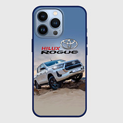 Чехол для iPhone 13 Pro Toyota Hilux Rogue Off-road vehicle Тойота - прохо, цвет: 3D-тёмно-синий