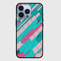Чехол для iPhone 13 Pro Striped, цвет: 3D-черный