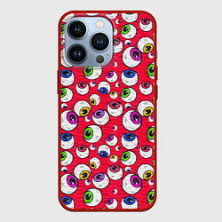 Чехол для iPhone 13 Pro Psy eyes, цвет: 3D-красный