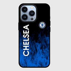 Чехол для iPhone 13 Pro Chelsea пламя, цвет: 3D-черный